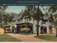 Tablet Screenshot of calvertvaux.org
